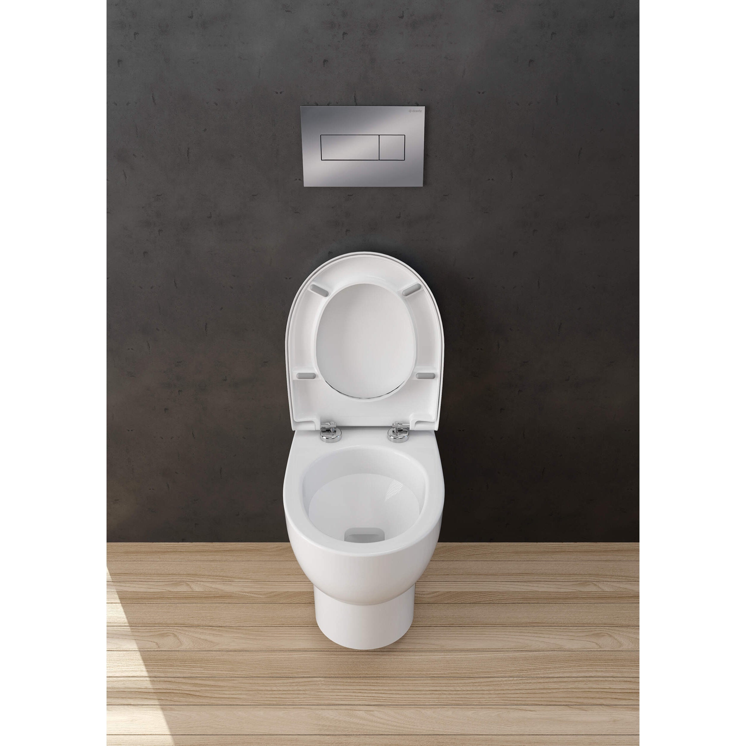 Miska WC z deską bezkołnierzowa Deante Avis CDAD6ZPW 4