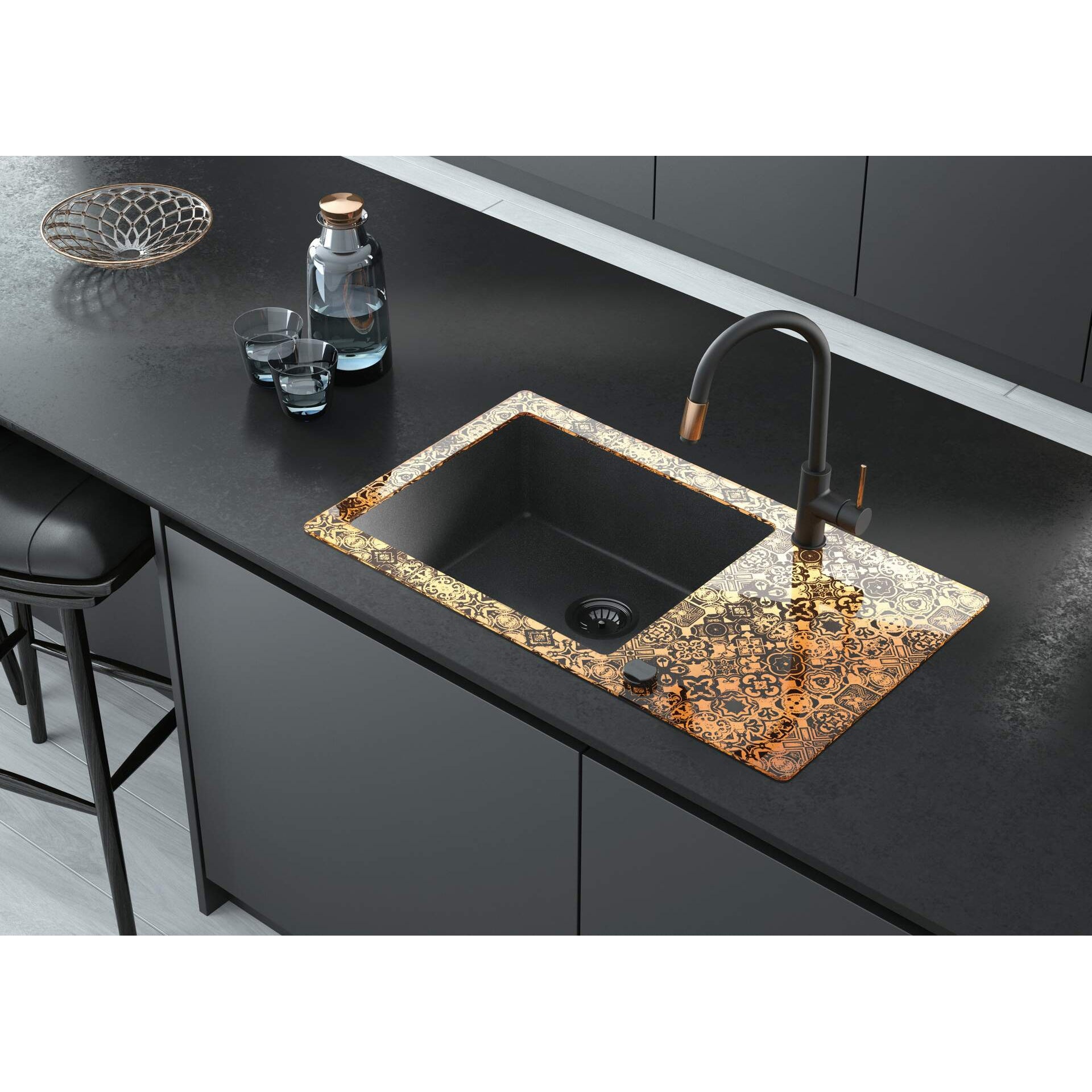 Bateria kuchenna z podłączeniem do filtra wody Deante Aster BCA_B64M 2