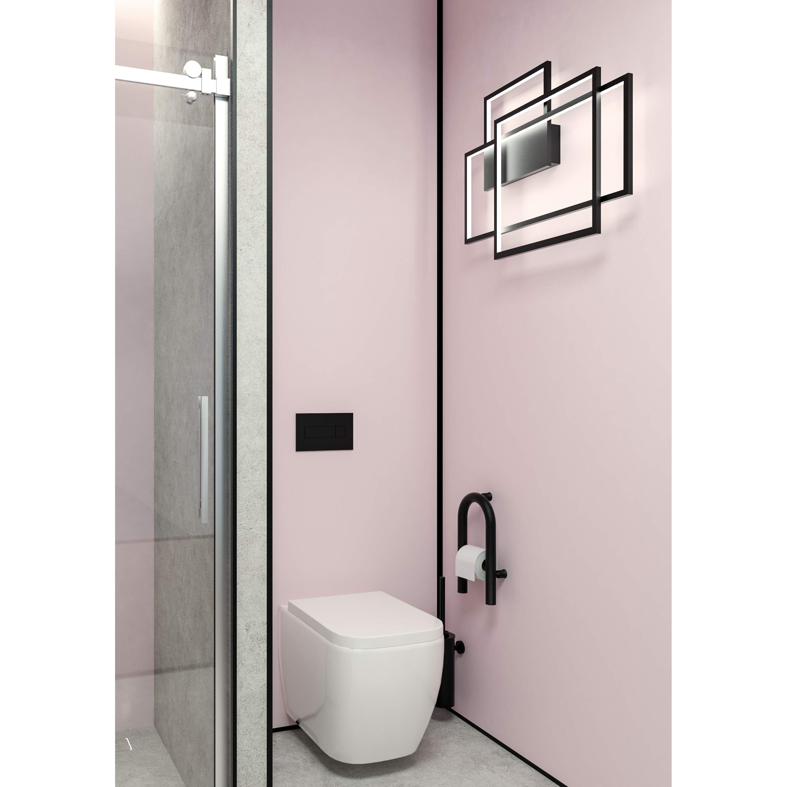 Uchwyt ścienny z miejscem na papier - 2w1 Deante Vital NIV_B41F 6