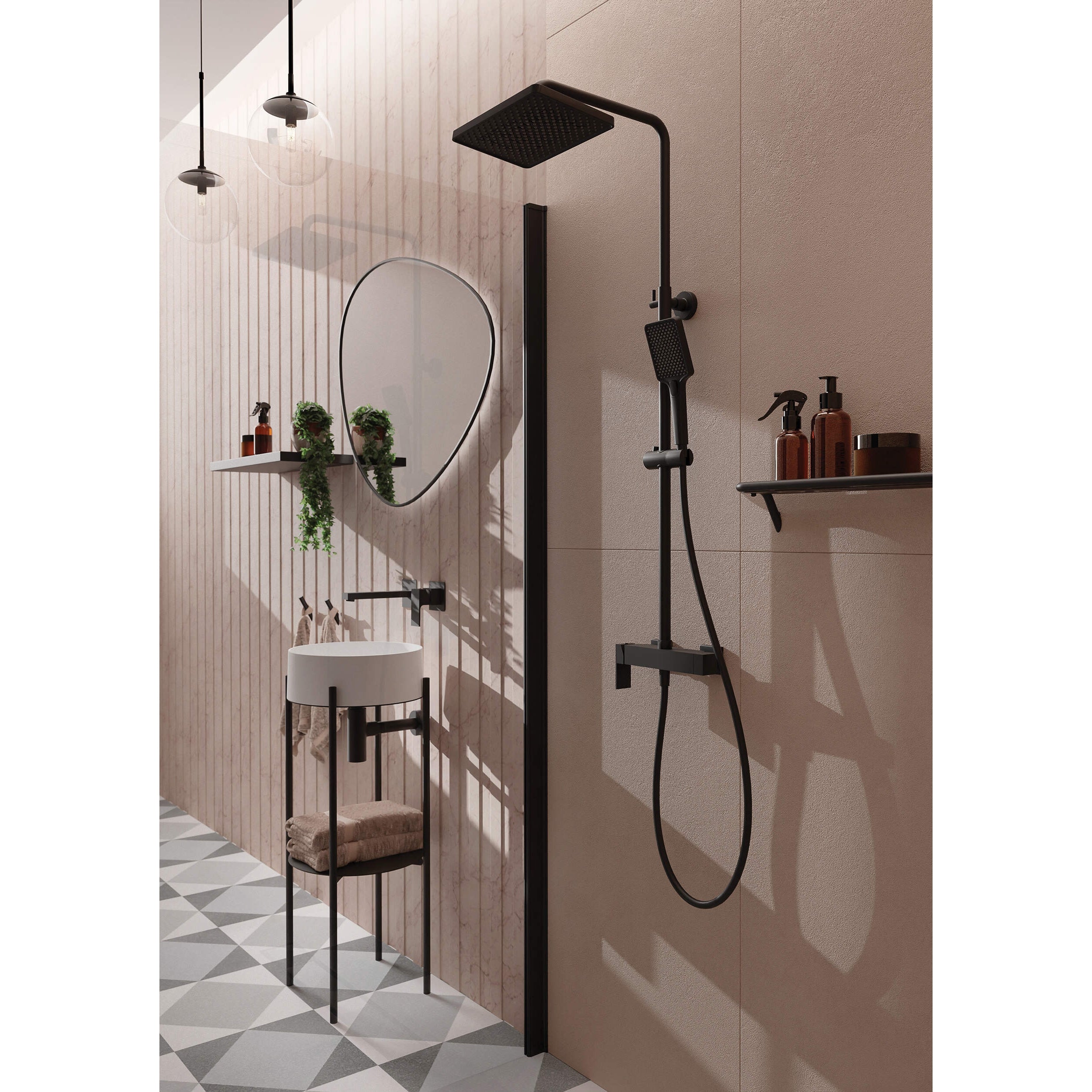 Umywalka granitowa nablatowa Deante Silia CQS_AU4S 13