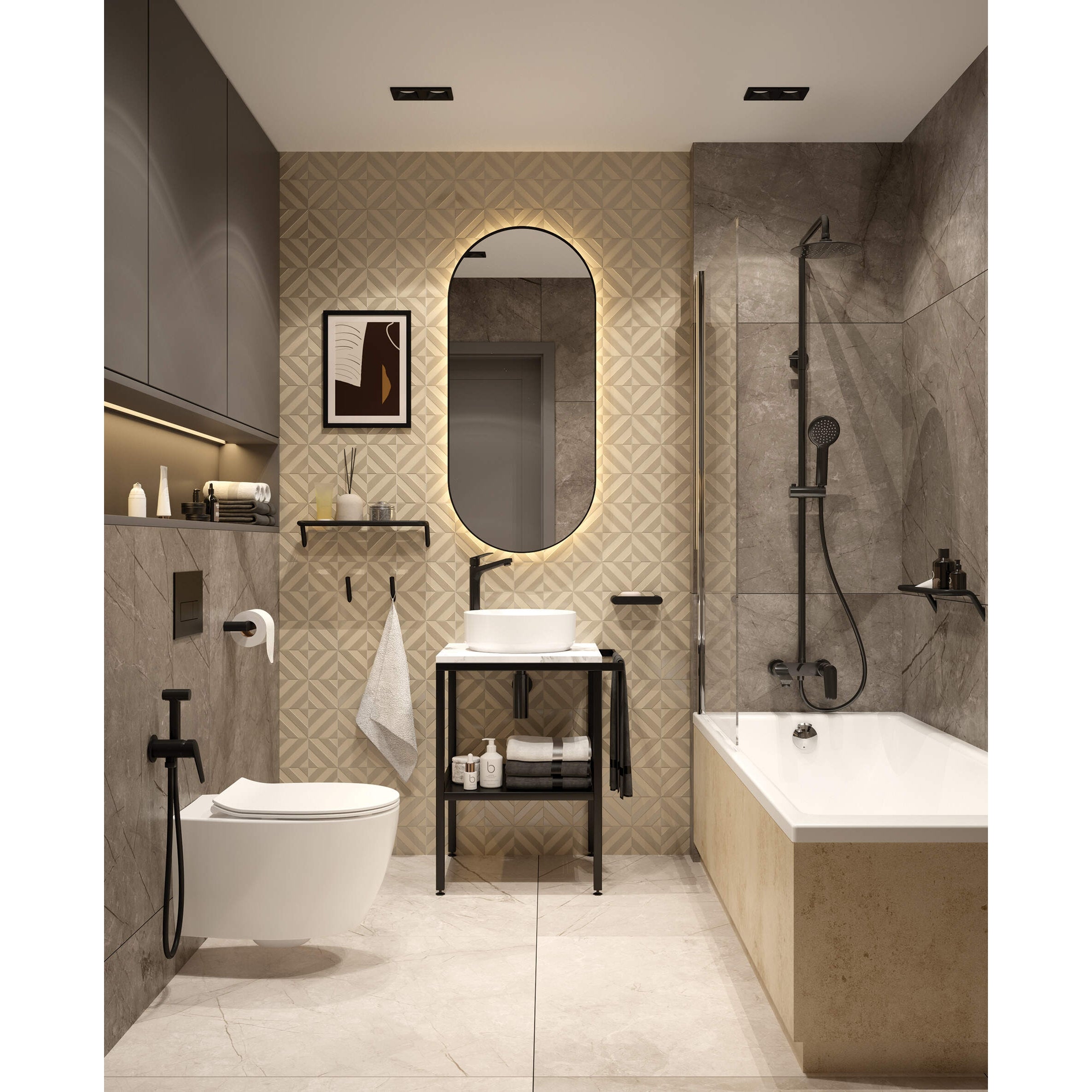 Konsola łazienkowa stojąca - 56.5x50 cm Deante CST_X50A 4