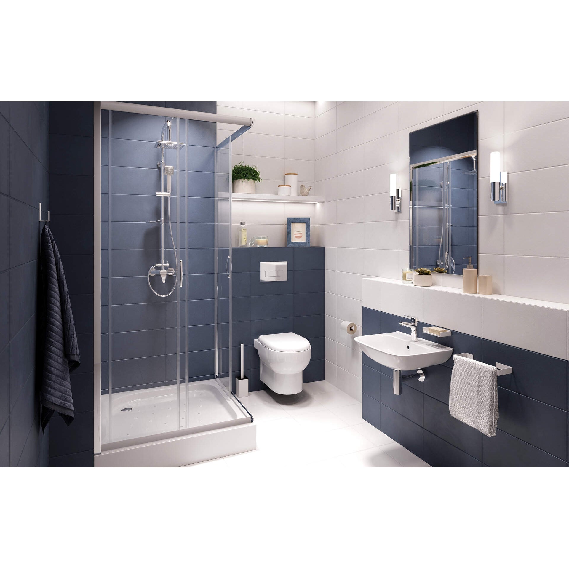 Umywalka ceramiczna wisząca Deante Avis CDA_6U4W 6