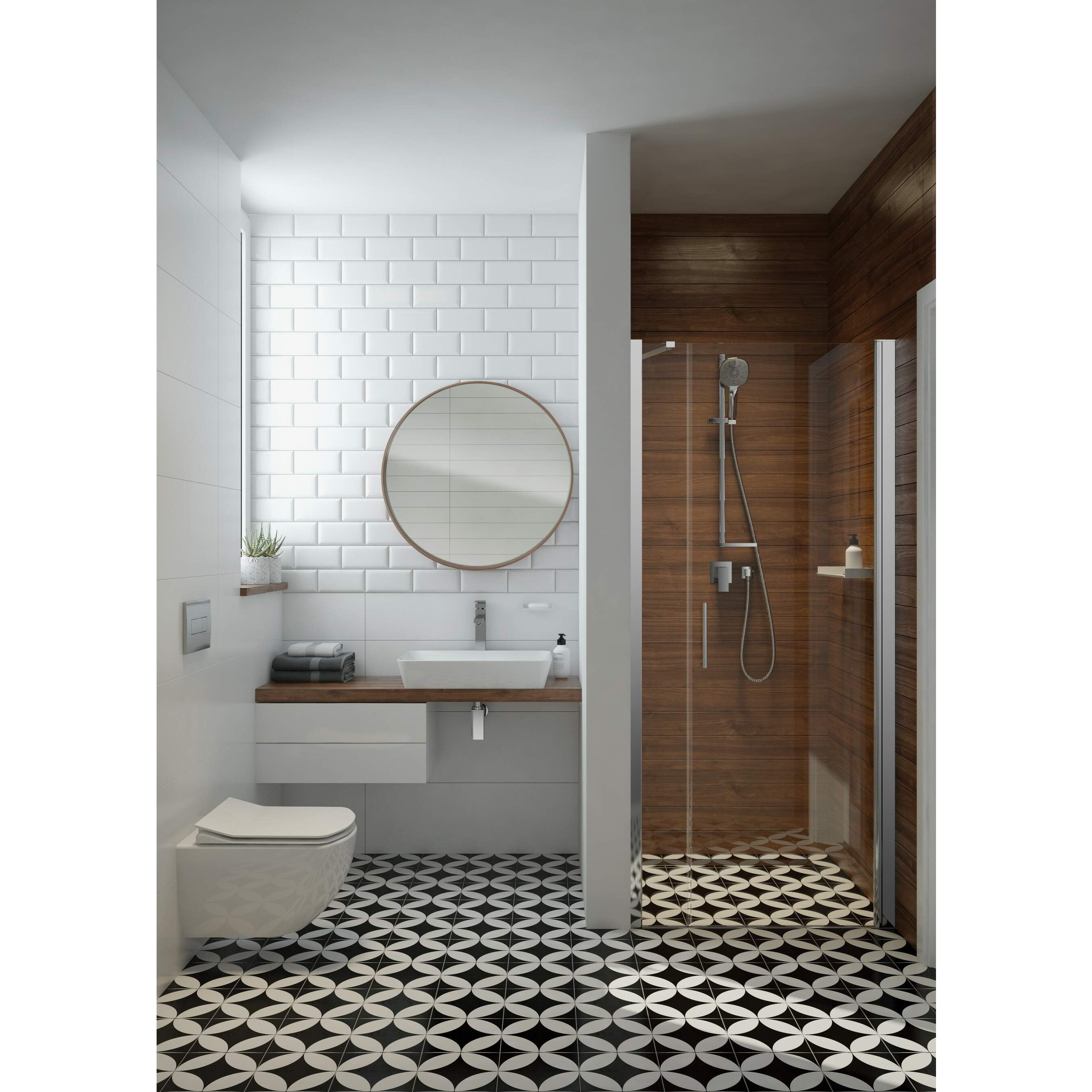 Zestaw WC podtynkowy 6 w 1 Deante Anemon Zero CDZS6ZPW 4