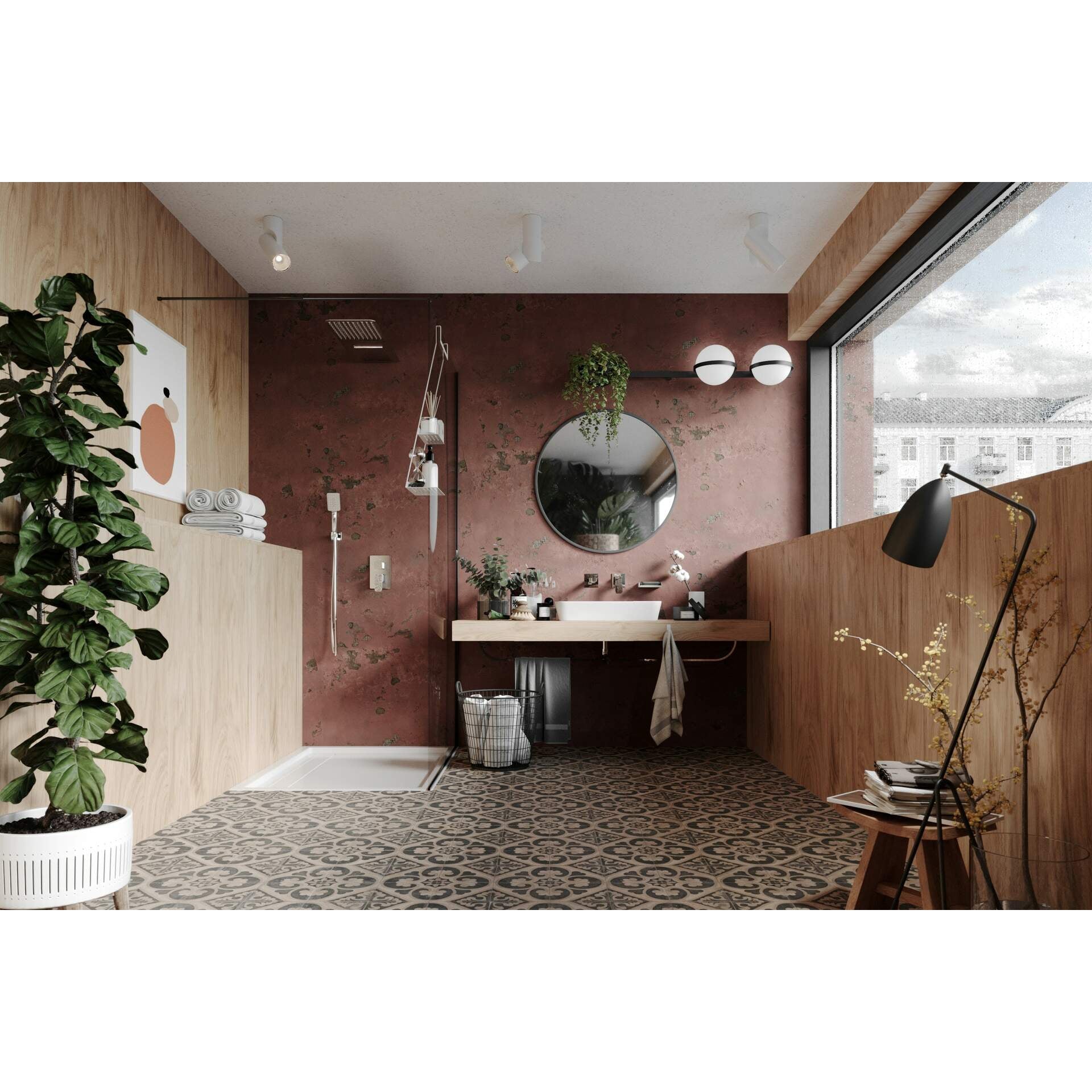 Umywalka ceramiczna nablatowa - 60x40 cm Deante Tess CDS_6U6S 8