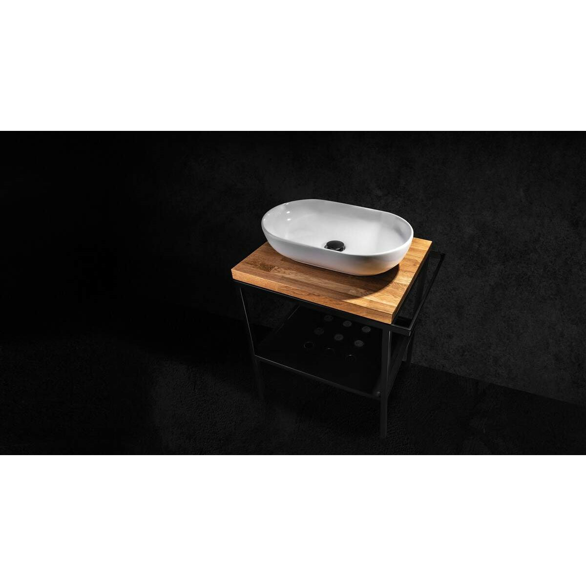 Konsola łazienkowa stojąca - 56.5x50 cm Deante CST_X50A 2