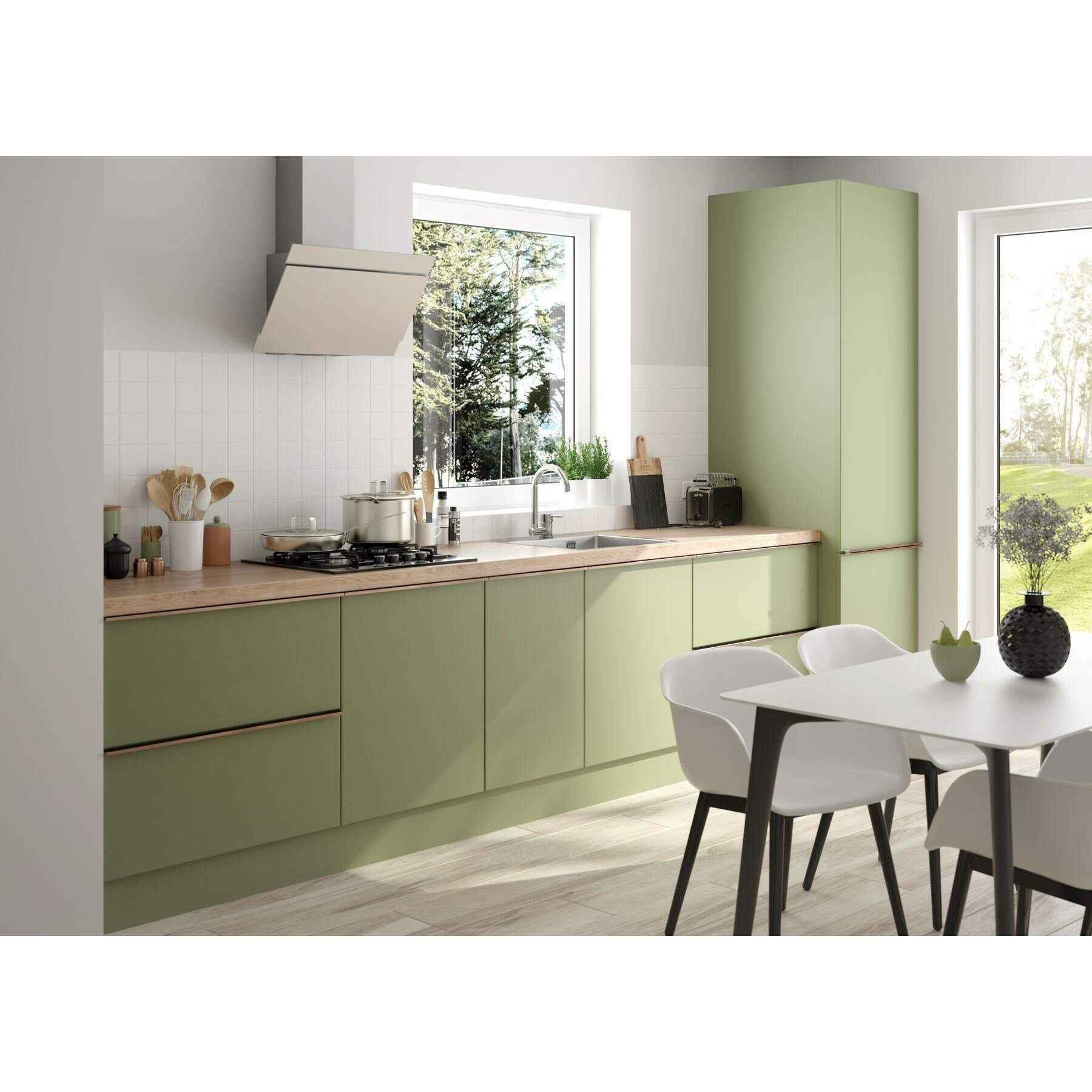 Zlewozmywak stalowy 1-komorowy Deante Olfato ZPO_010B 3