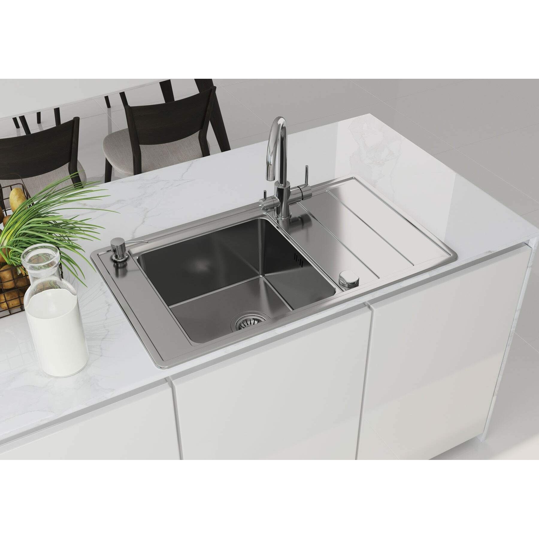 Bateria kuchenna z podłączeniem do filtra wody Deante BCH_064M 2