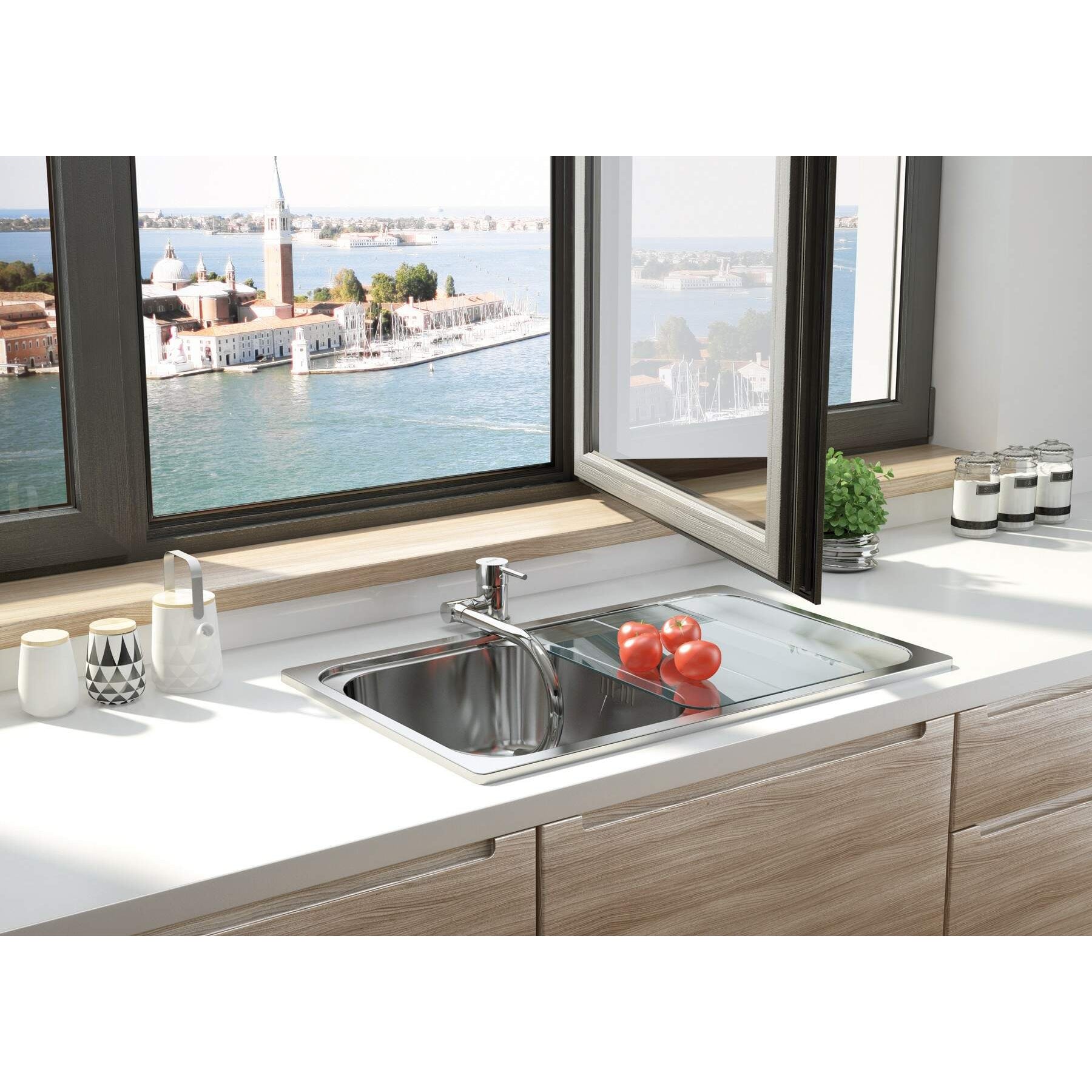 Bateria kuchenna ze składaną wylewką Deante Aster BCA_061M 5