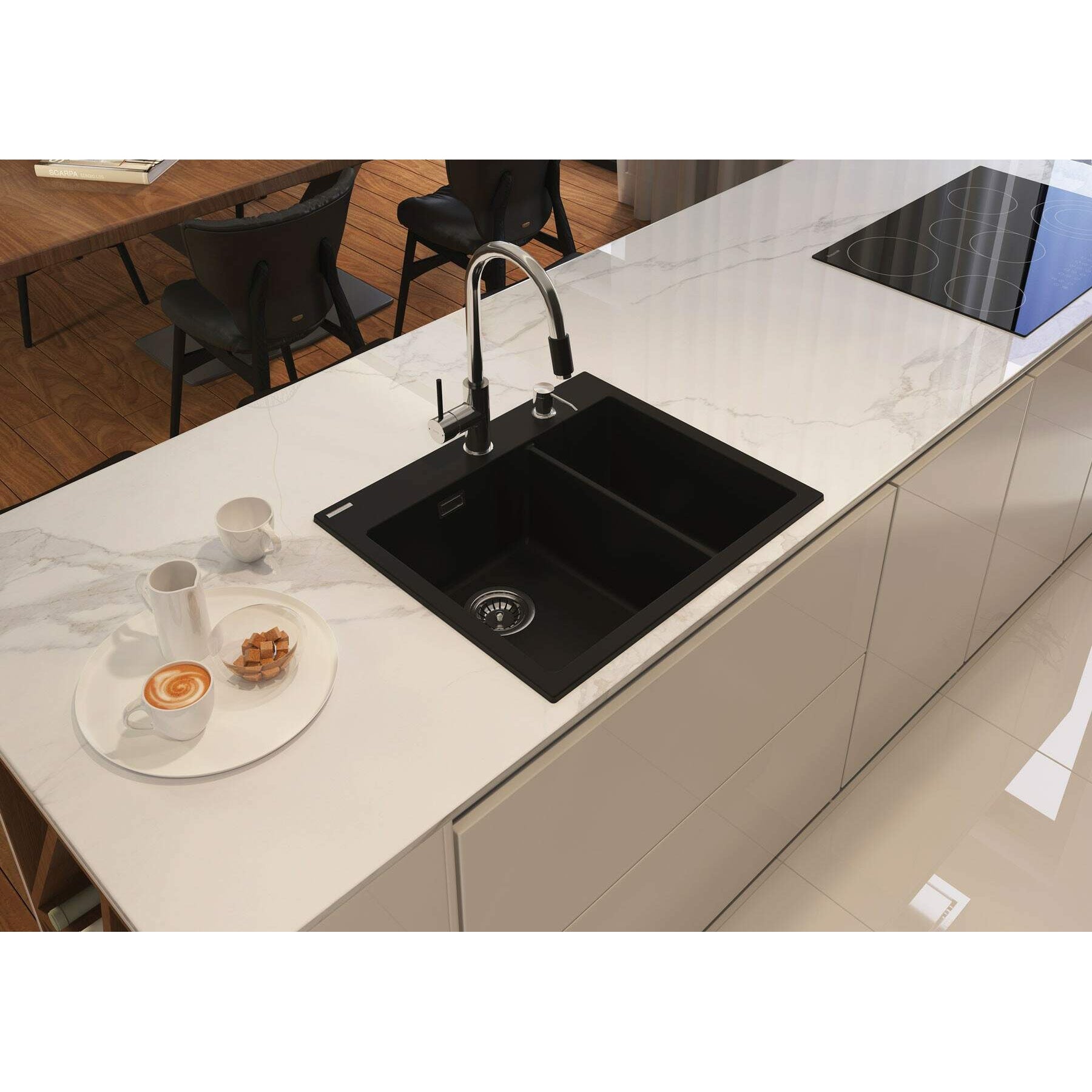 Bateria kuchenna z podłączeniem do filtra wody Deante Aster BCA_064M 6