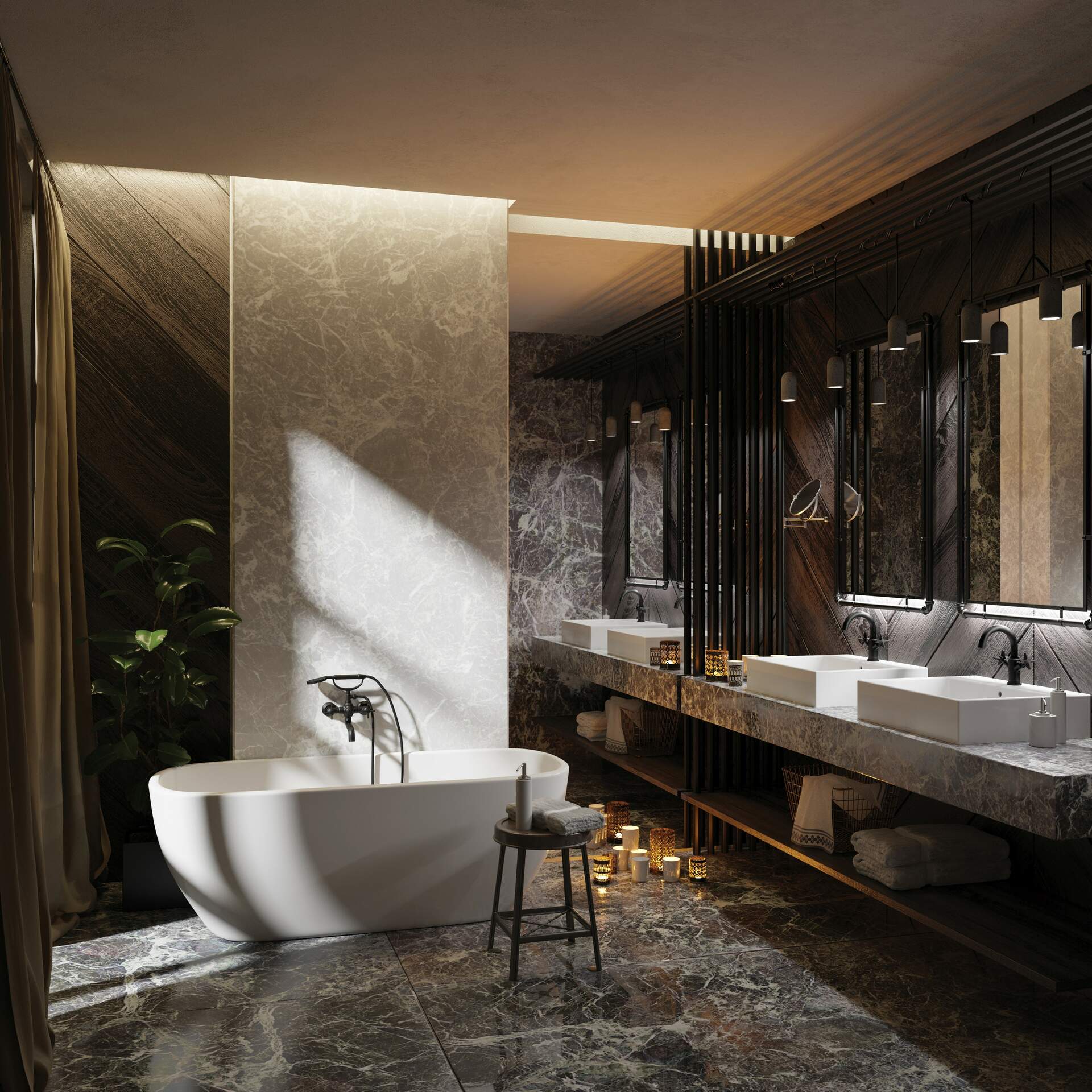 Umywalka ceramiczna nablatowa - 50x50 cm Deante Temisto CDT_6U5S 14