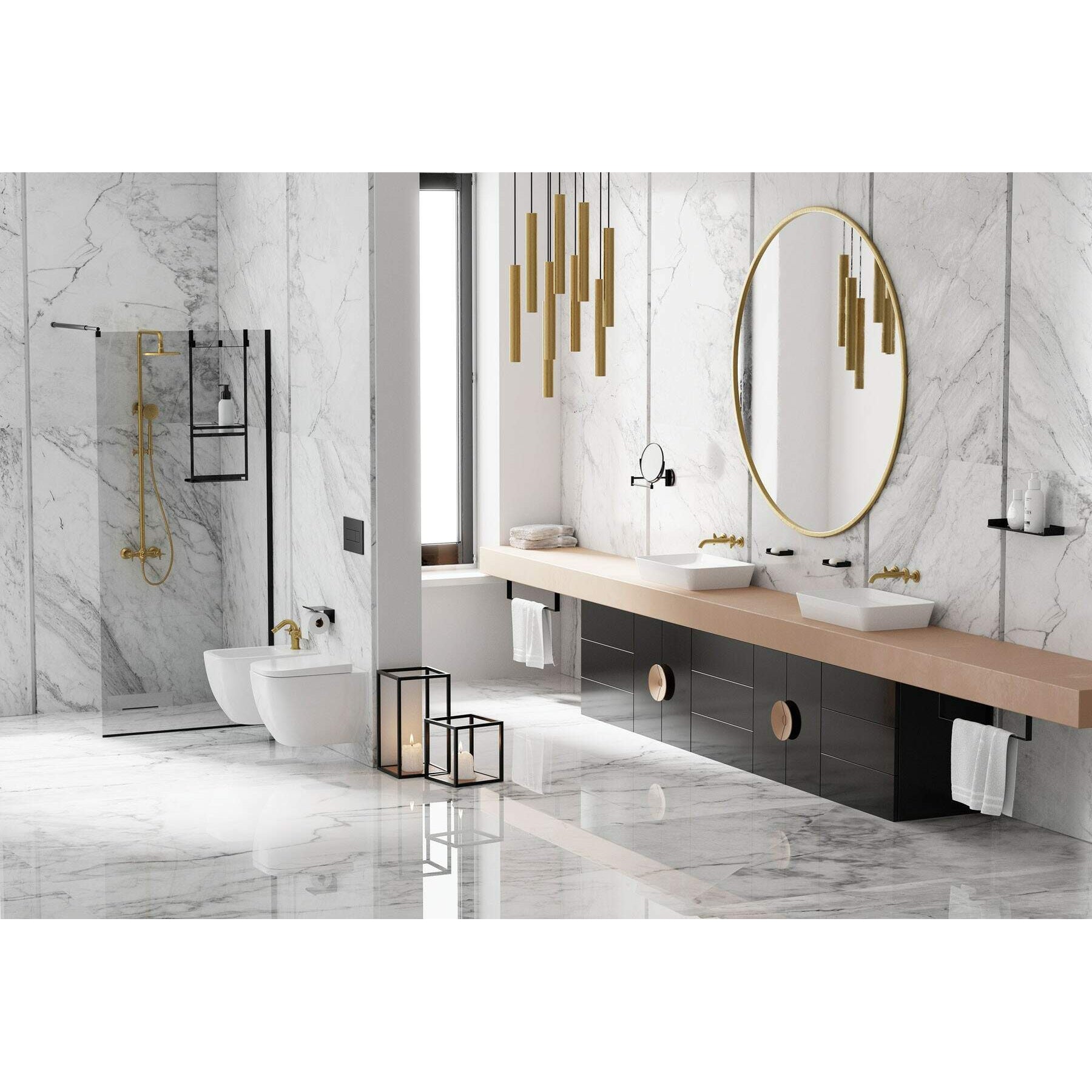 Kabina prysznicowa walk-in 100 cm Deante Abelia KTA_N30P 9