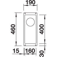 Zlewozmywak BLANCO Subline 160-U, Silgranir Puradur