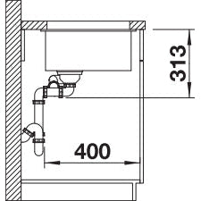 Zlewozmywak BLANCO Subline 340/160-U Silgranit