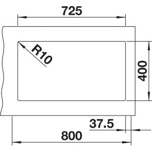 Zlewozmywak BLANCO Subline 430/270-U Silgranit