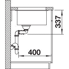 Zlewozmywak BLANCO Subline 480/320-U Silgranit