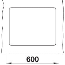 Zlewozmywak BLANCO Subline 500-F Silgranit