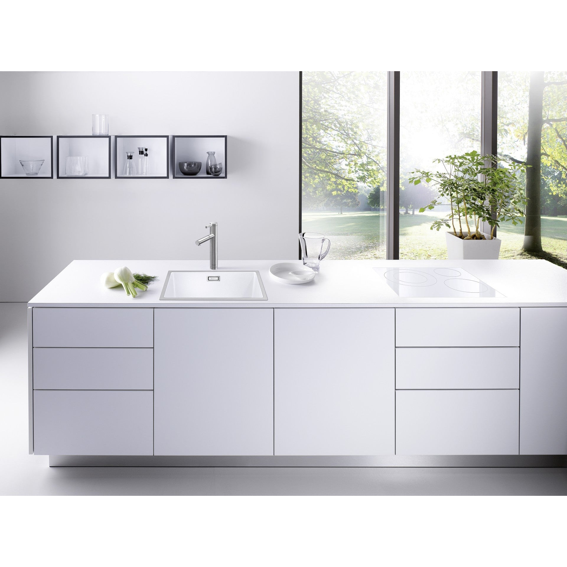 Zlewozmywak BLANCO Subline 500-IF SteelFrame, z opcją korka