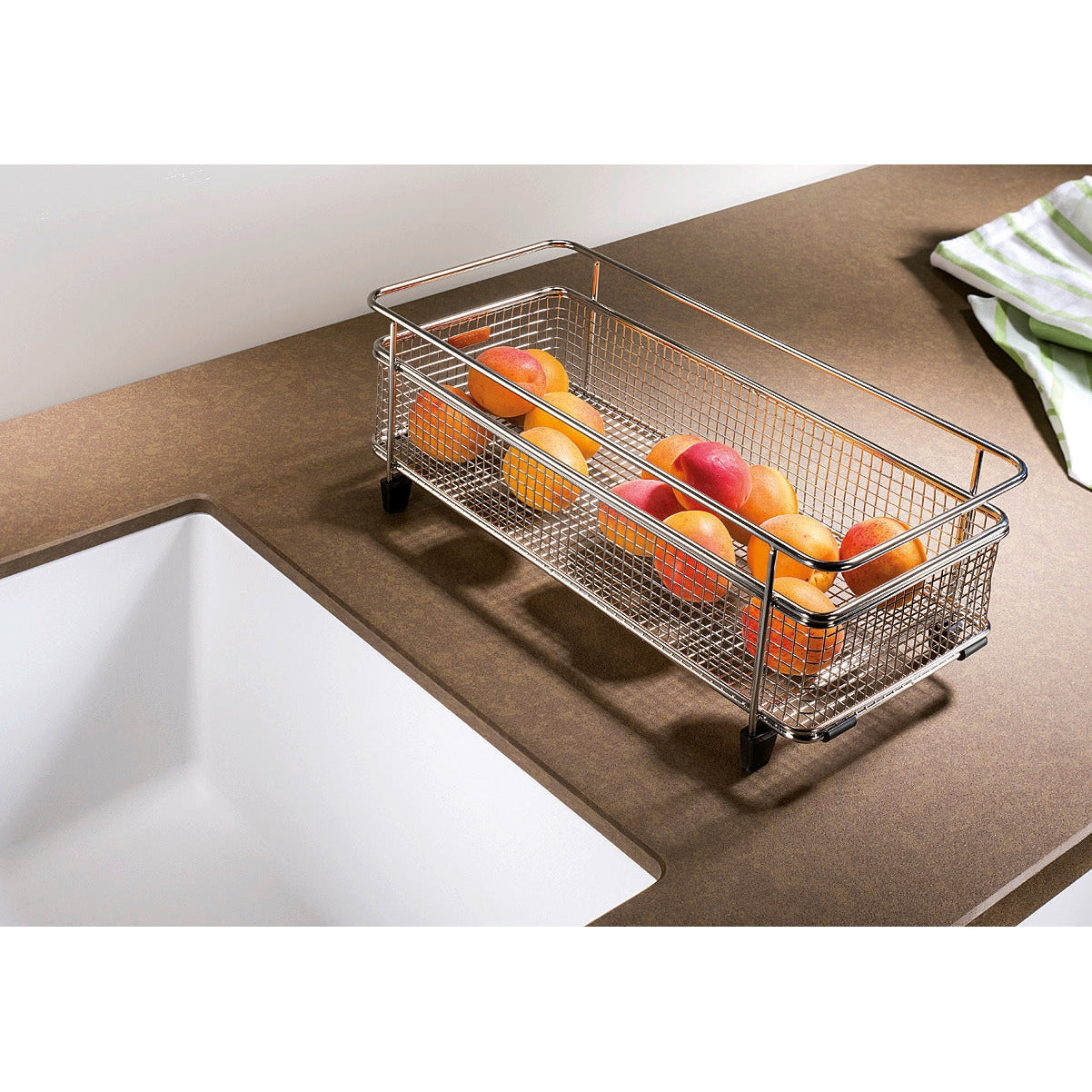 Zlewozmywak BLANCO Subline 700-U Level, Silgranit, ze stalowym koszem