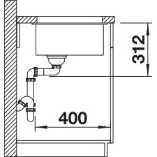 Zlewozmywak BLANCO Subline 700-U Silgranit