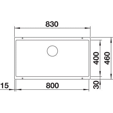 Zlewozmywak BLANCO Subline 800-U