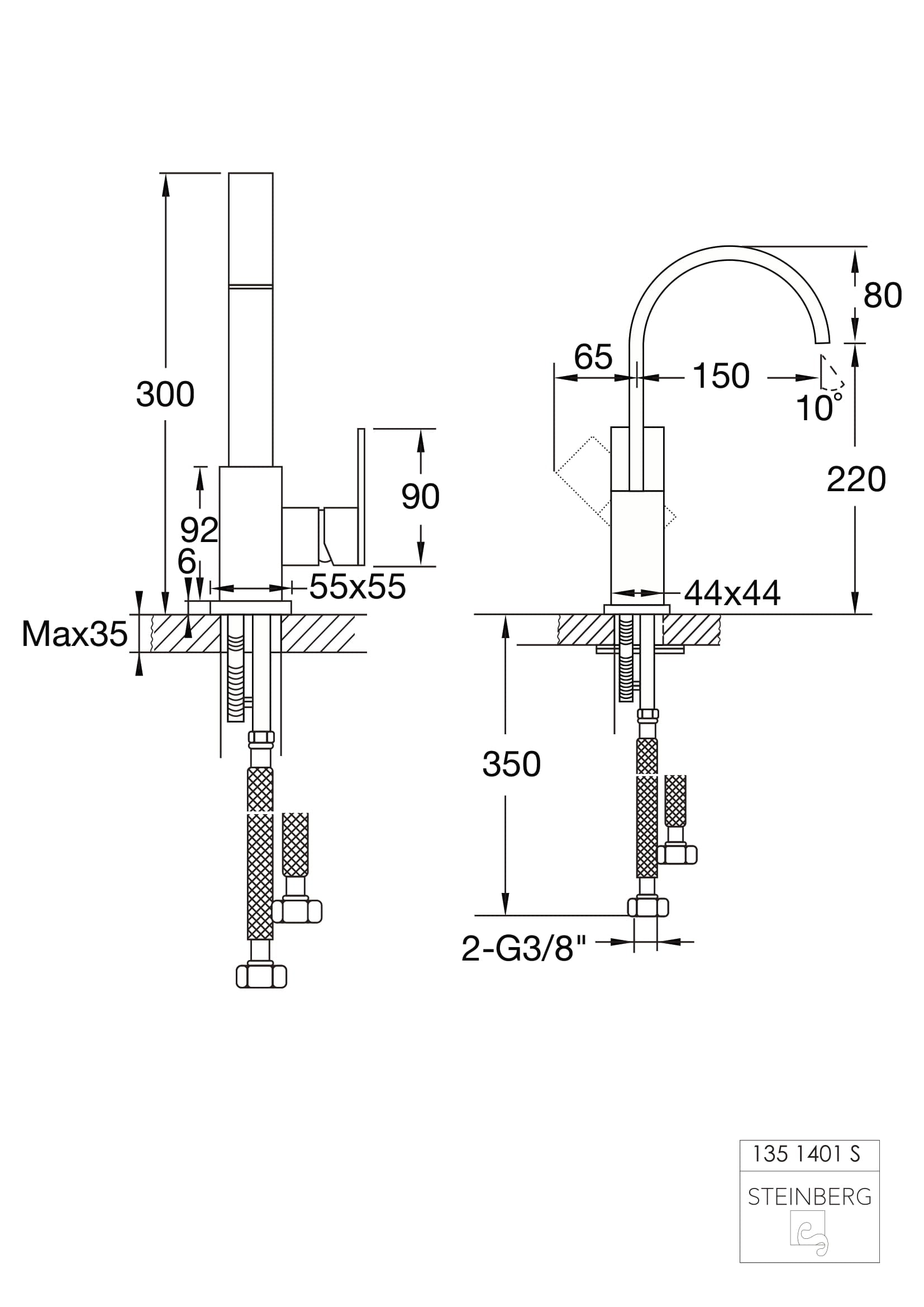 Bateria kuchenna Steinberg Seria 135 1401