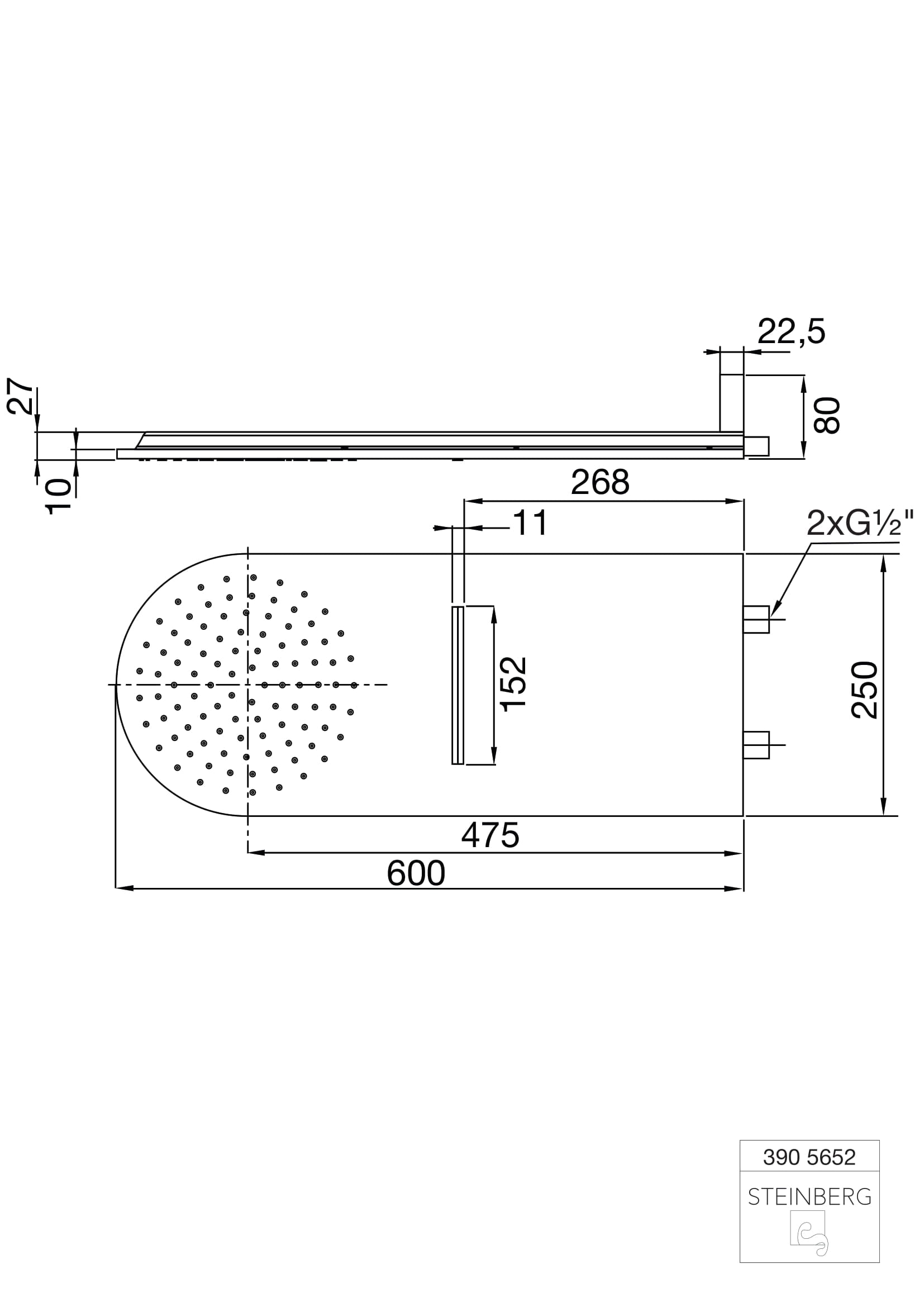 Deszczownica Steinberg Wall Rain Seria 390 5652