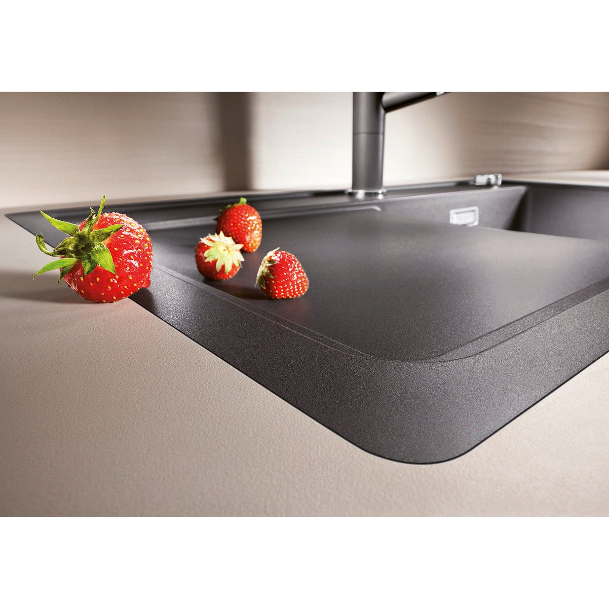 Zlewozmywak BLANCO Zenar 45 S-F Silgranit PuraDur, z korkiem automatycznym