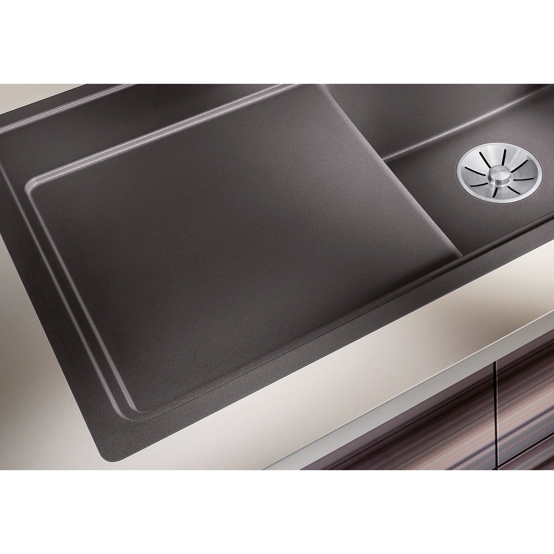 Zlewozmywak BLANCO Zenar 45 S-F Silgranit PuraDur, z korkiem automatycznym