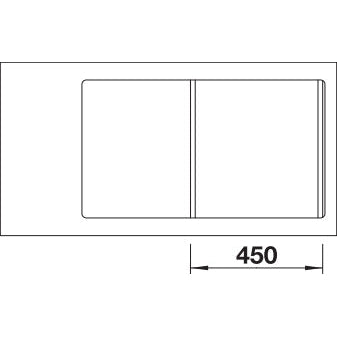 Zlewozmywak BLANCO Zenar 45 S-F Silgranit PuraDur, z korkiem automatycznym
