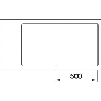 Zlewozmywak BLANCO Zenar 5 S-F Silgranit PuraDur, z korkiem automatycznym
