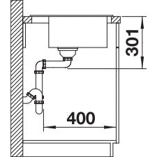 Zlewozmywak BLANCO Zenar XL 6 S Compact Silgranit PuraDur, z korkiem automatycznym