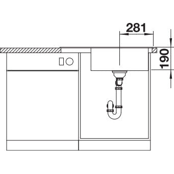 Zlewozmywak BLANCO Zenar XL 6 S Compact Silgranit PuraDur, z korkiem automatycznym