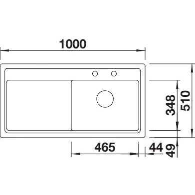 Zlewozmywak BLANCO Zenar XL 6 S Silgranit PuraDur, z korkiem automatycznym