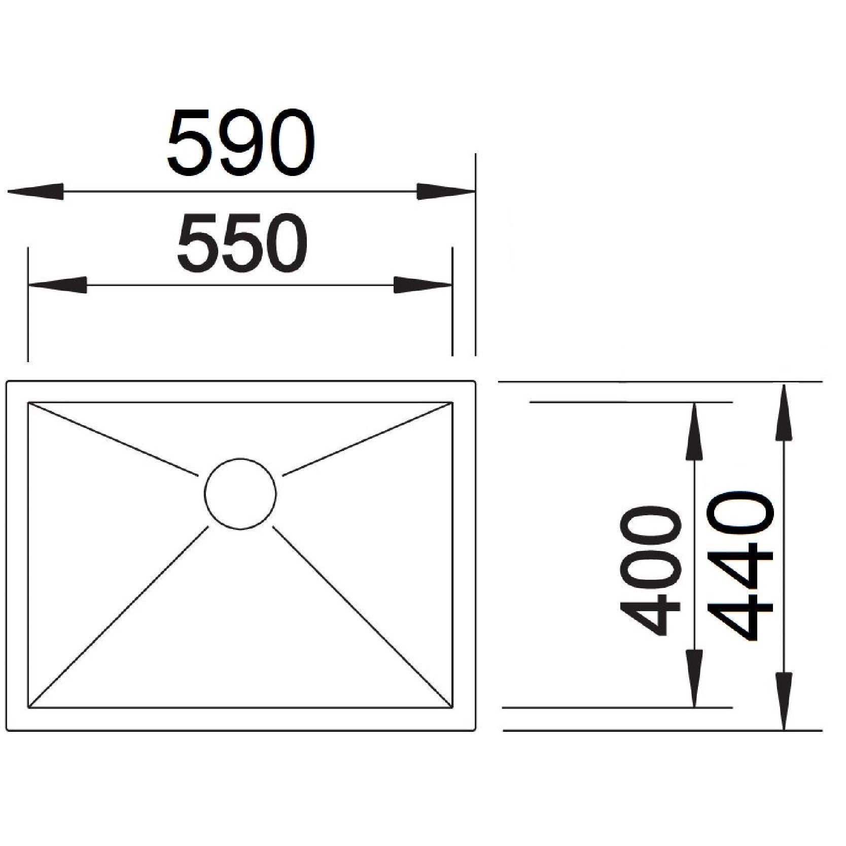 Zlewozmywak BLANCO Zerox 550-U