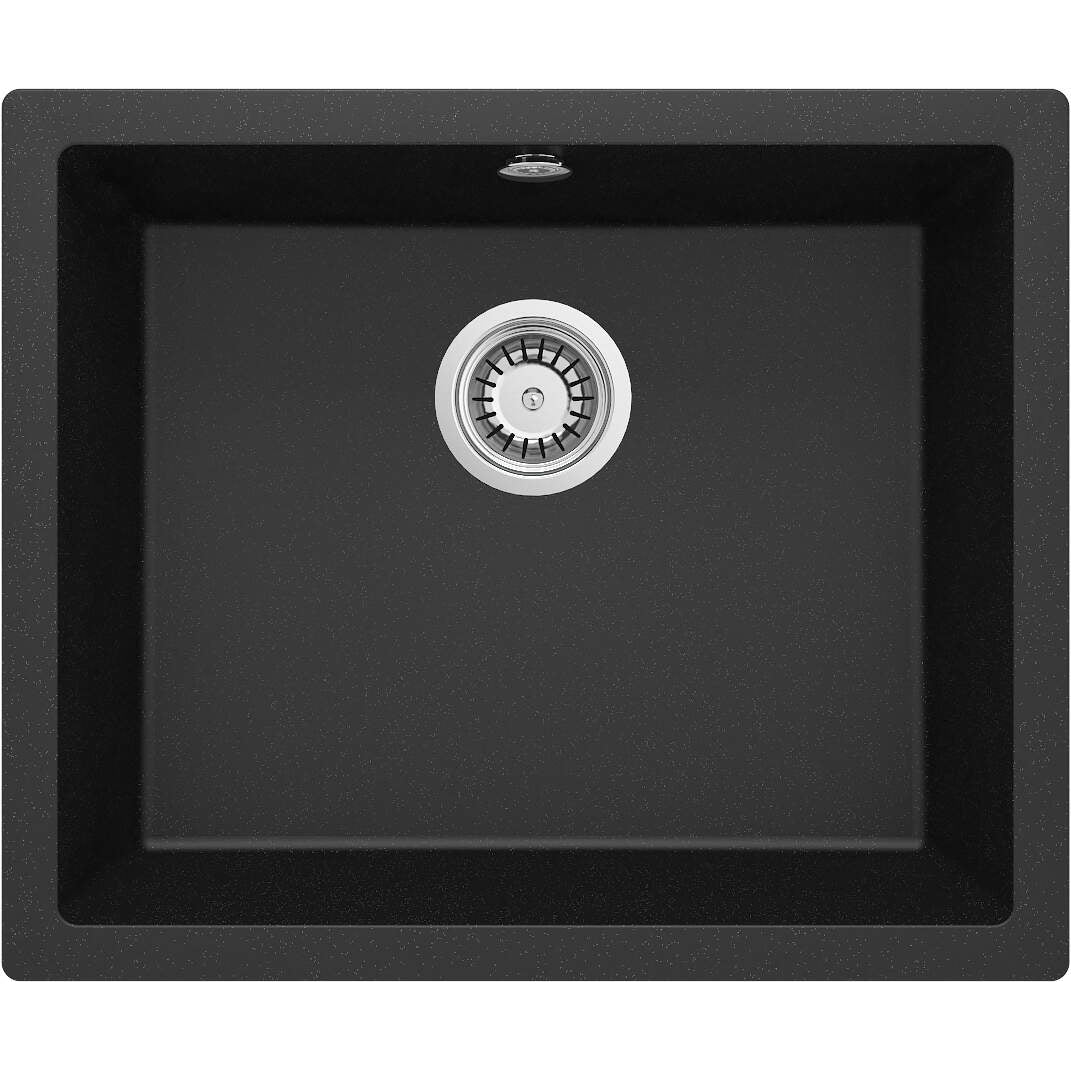 Zlewozmywak granitowy 1-komorowy - montowany na równi z blatem Deante Corda Flush ZQA_G10F 1