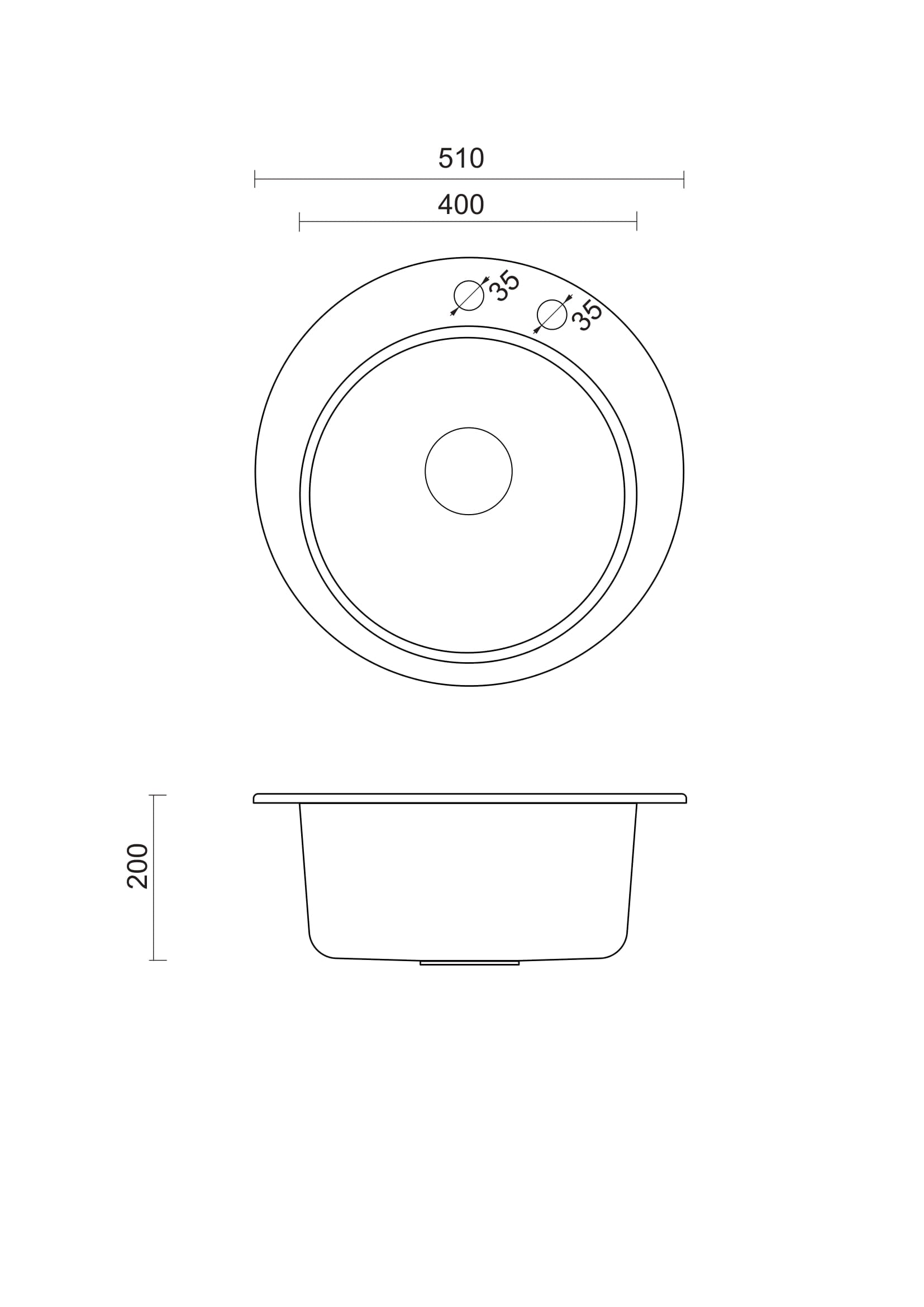 Zlewozmywak granitowy złoty Steiner ART JAMES 210 51 cm z baterią Naomi, syfonem i dozownikiem/zaślepką