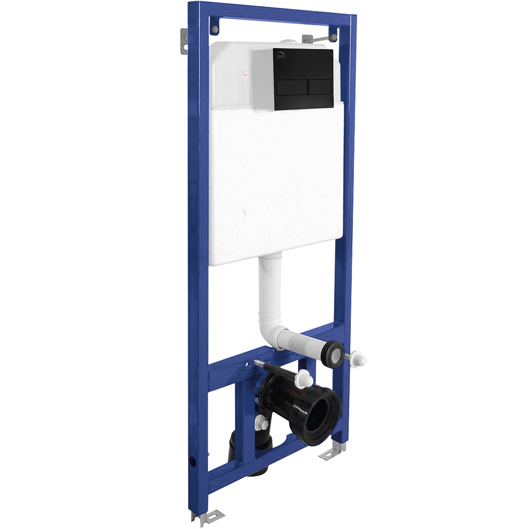 Stelaż podtynkowy do zabudowy lekkiej z przyciskiem Laveo Akan