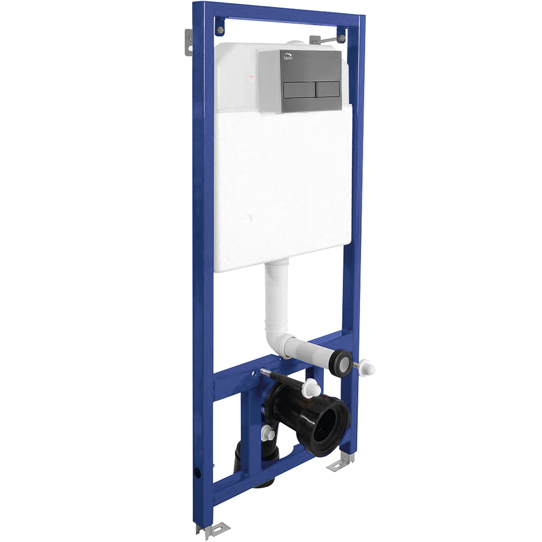 Stelaż podtynkowy do zabudowy lekkiej z przyciskiem Laveo Akan