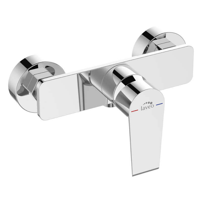 Largo - bateria natryskowa ścienna bez zestawu natryskowego