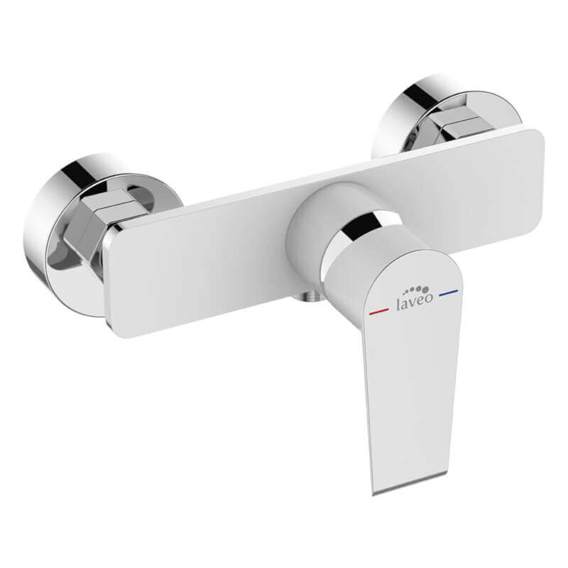 Largo - bateria natryskowa ścienna bez zestawu natryskowego