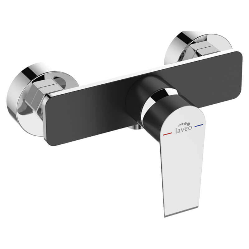 Largo - bateria natryskowa ścienna bez zestawu natryskowego