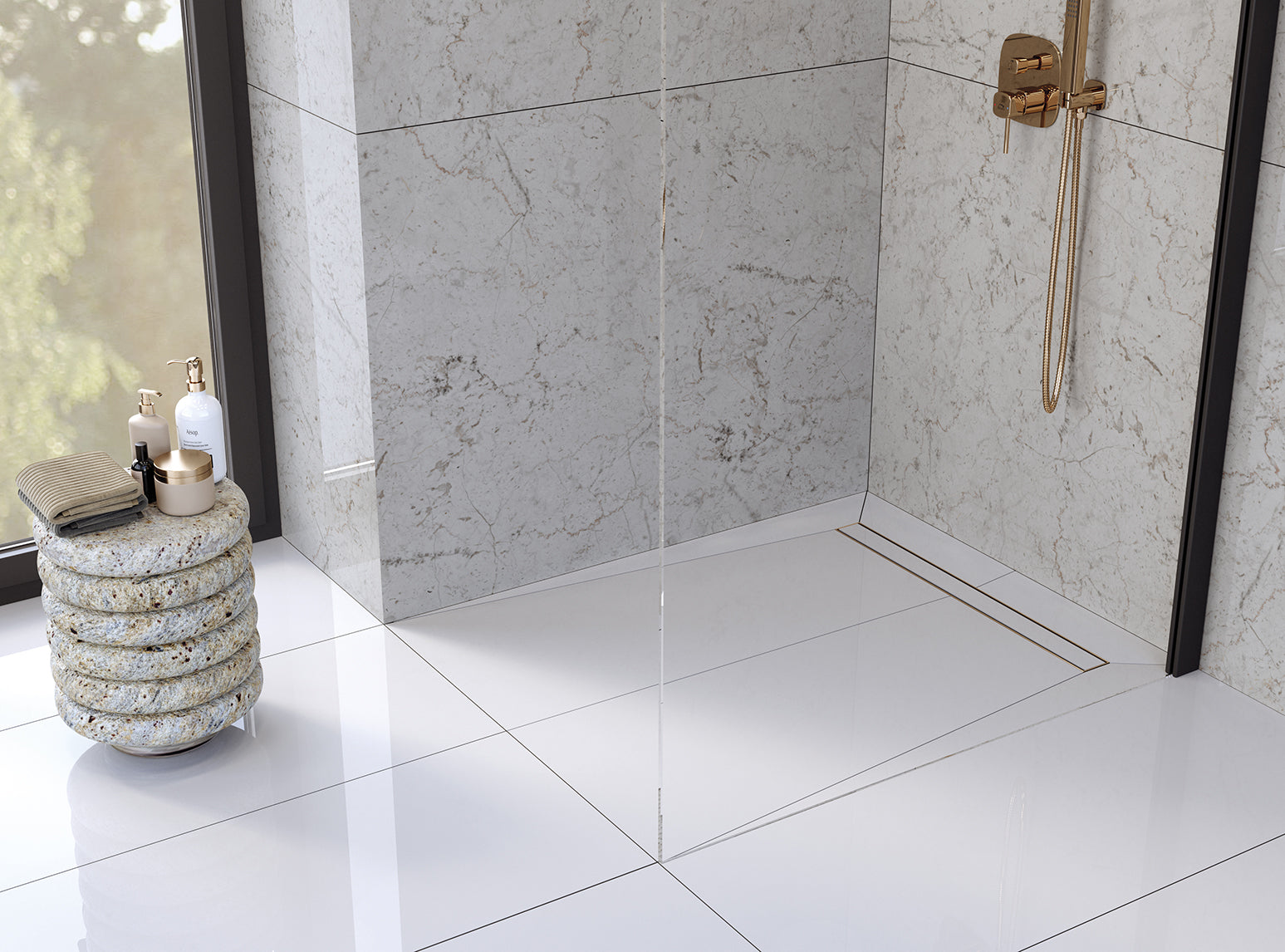 Odpływ liniowy 100 cm Laveo Basso