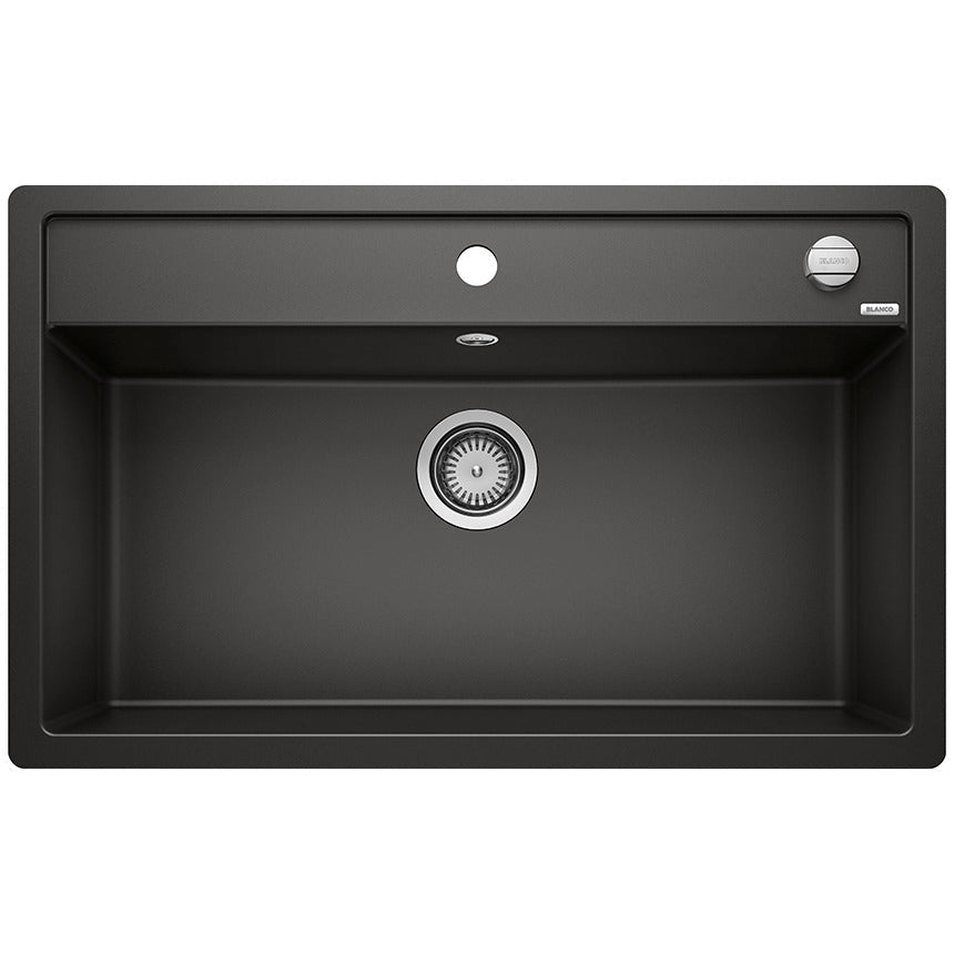 BLANCO DALAGO 8-F Silgranit PuraDur Czarny, korek auto. - Frapeti