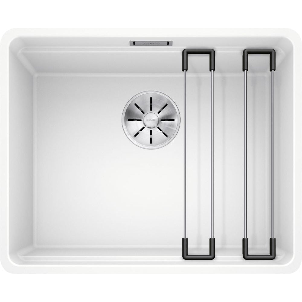 BLANCO ETAGON 500-F Silgranit PuraDur Biały, InFino, szyny - Frapeti