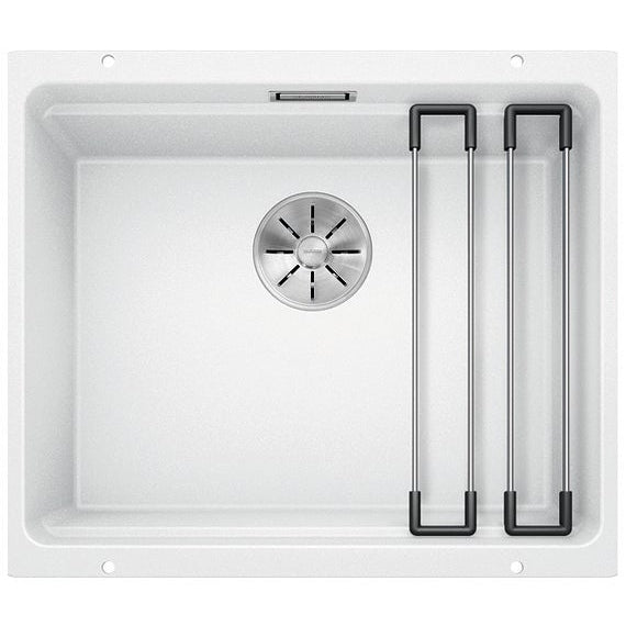BLANCO ETAGON 500-U Silgranit PuraDur Biały, InFino, szyny - Frapeti
