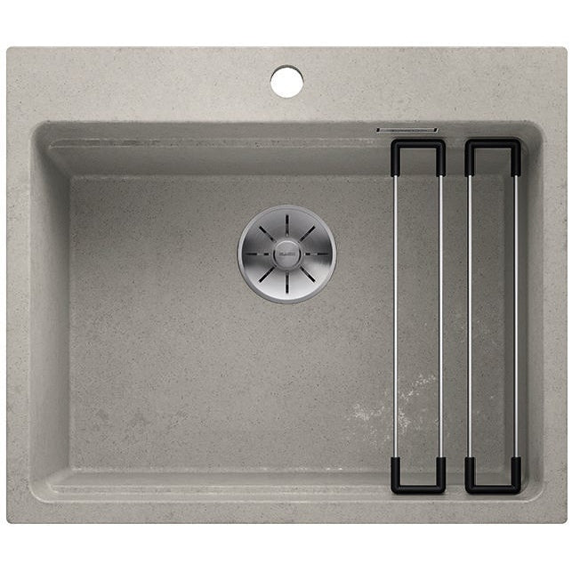BLANCO ETAGON 6 Silgranit PuraDur Beton Style, InFino, szyny - Frapeti