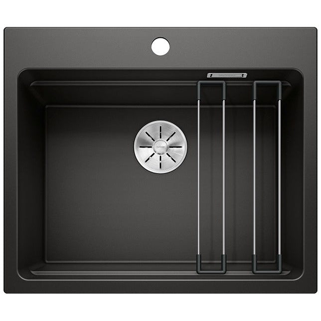BLANCO ETAGON 6 Silgranit PuraDur Czarny InFino, szyny - Frapeti