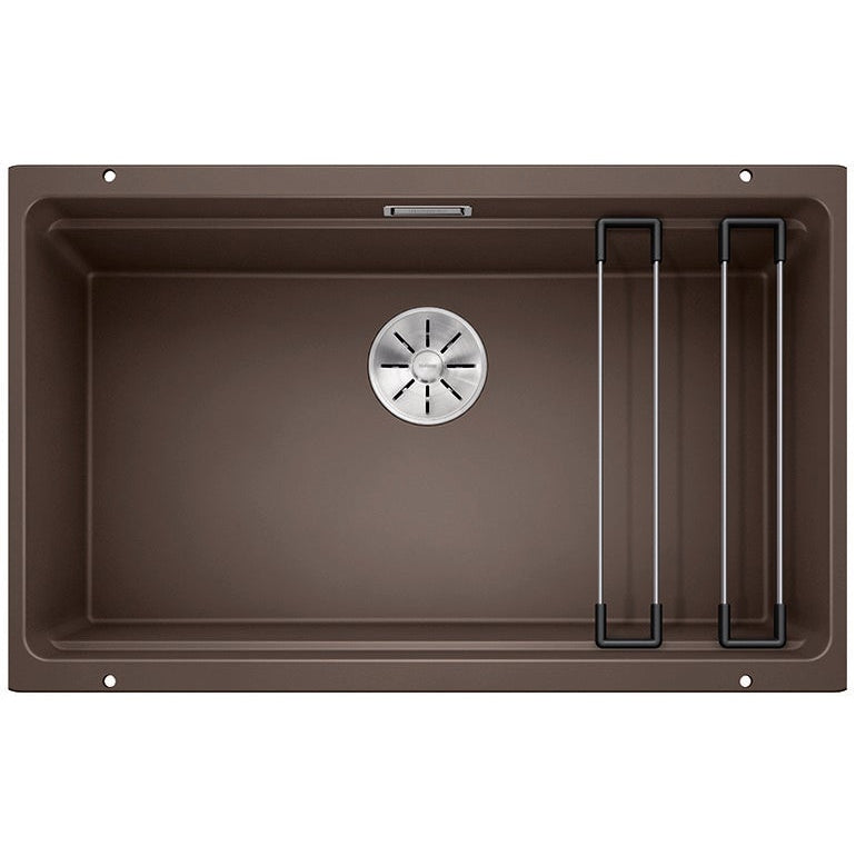BLANCO ETAGON 700-U Silgranit PuraDur Kawowy, InFino, szyny - Frapeti