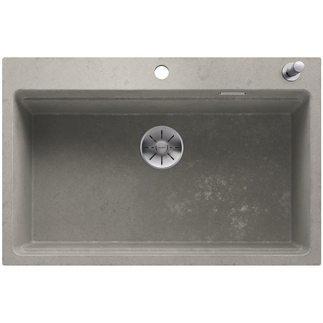 BLANCO ETAGON 8 Silgranit PuraDur Beton Style, korek auto., InFino, szyny - Frapeti