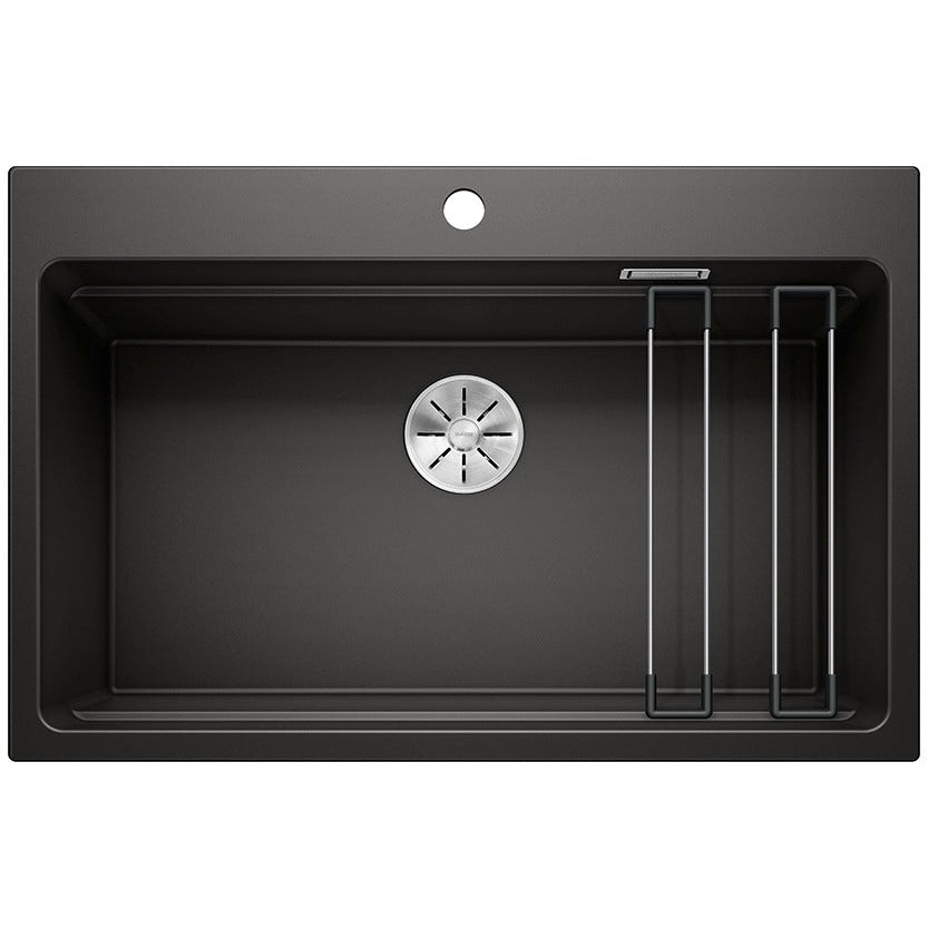 BLANCO ETAGON 8 Silgranit PuraDur Czarny, InFino, szyny - Frapeti